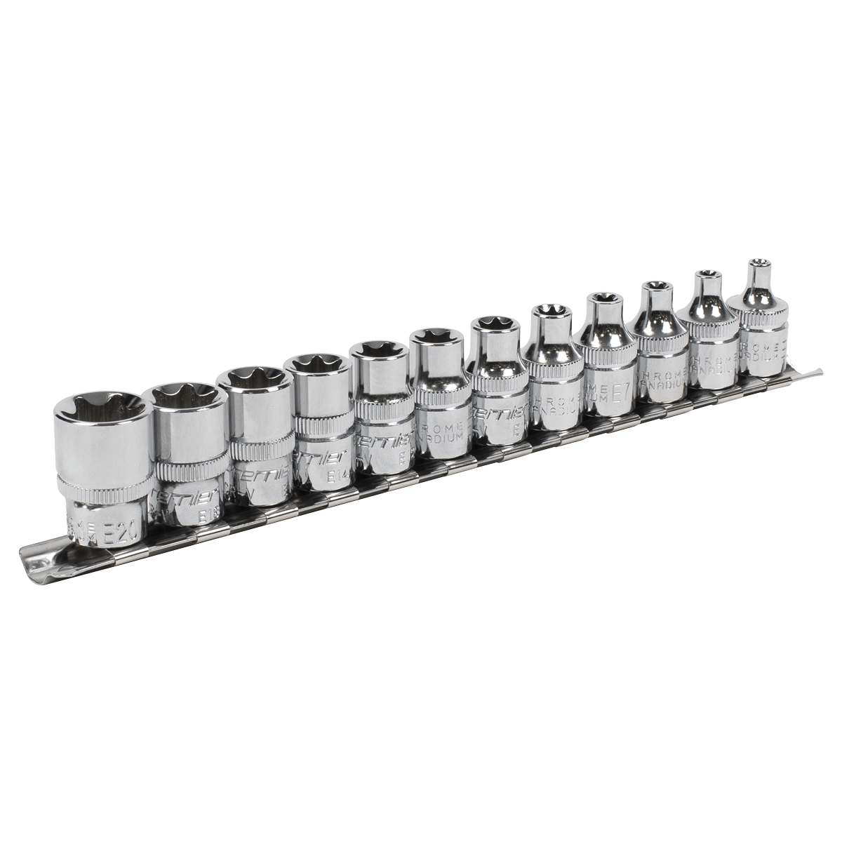 TRX-Star* Socket Set 3/8"Sq Drive E4-E20 12pc AK61806