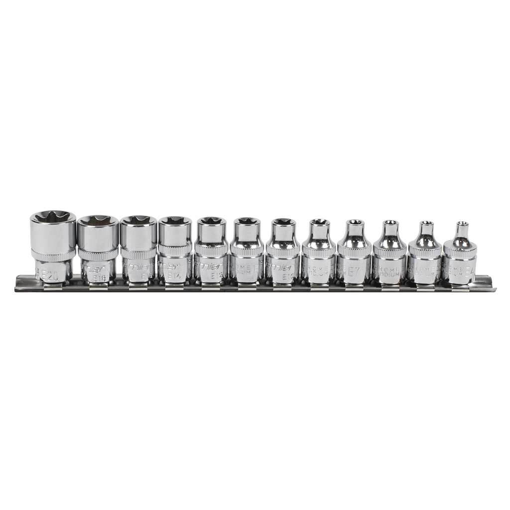TRX-Star* Socket Set 3/8"Sq Drive E4-E20 12pc AK61806