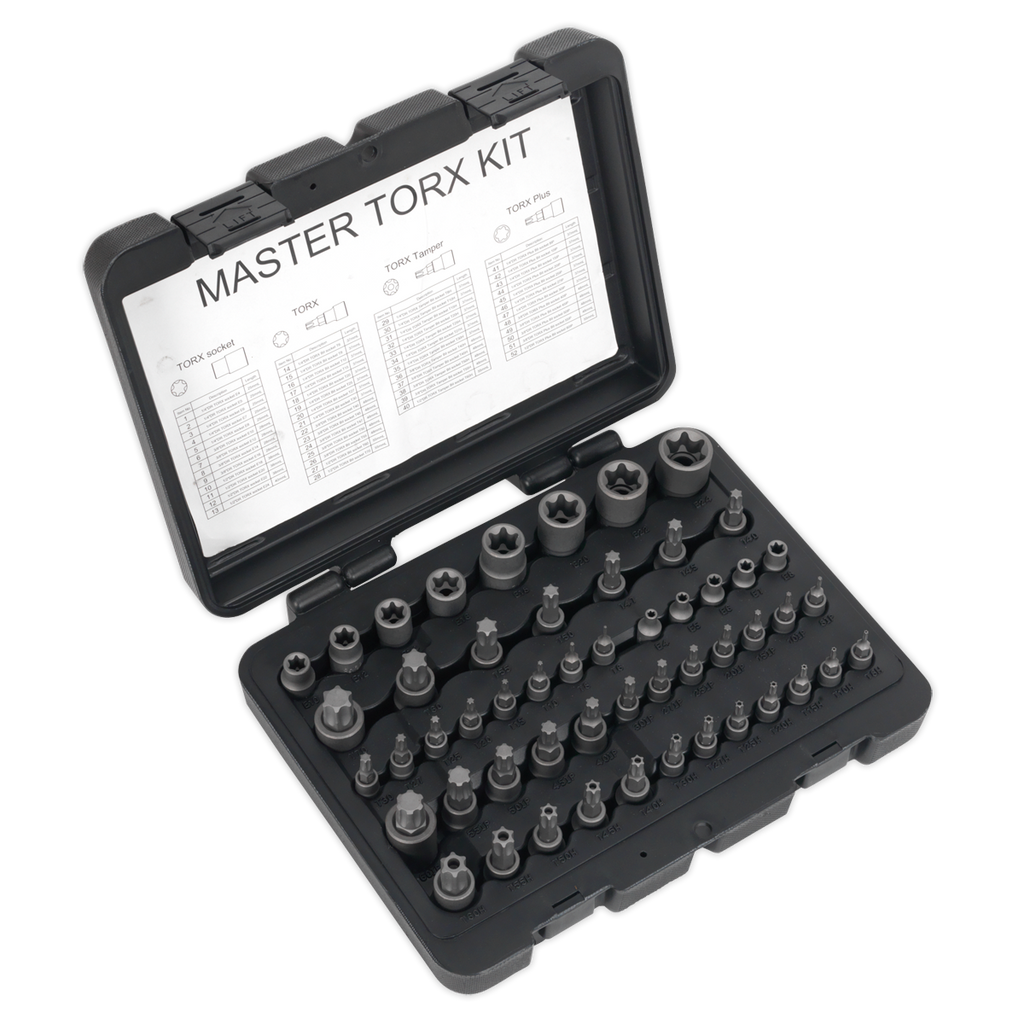 TRX-Star* Master Socket Set 1/4", 3/8" & 1/2"Sq Drive 52pc AK6199