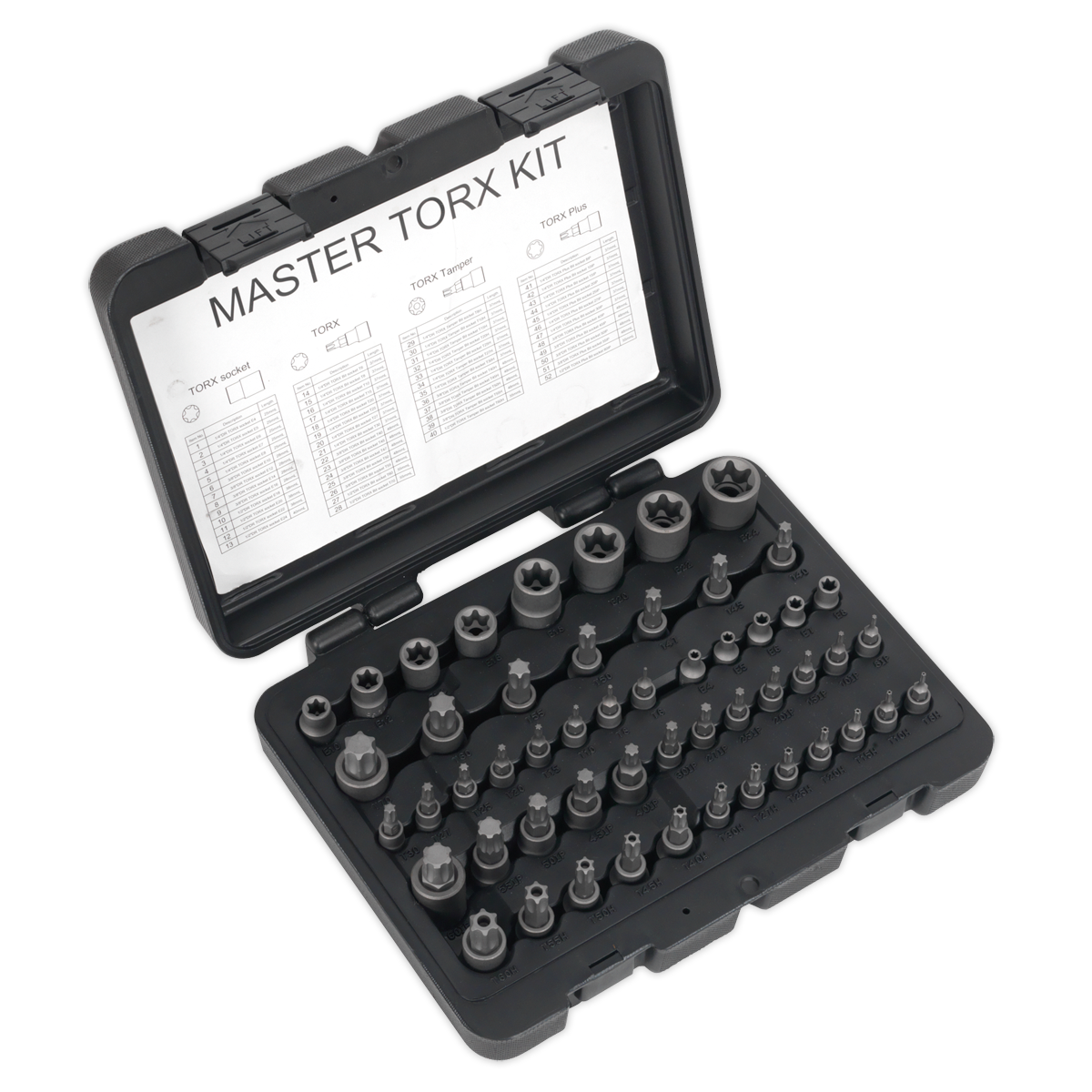 TRX-Star* Master Socket Set 1/4", 3/8" & 1/2"Sq Drive 52pc AK6199