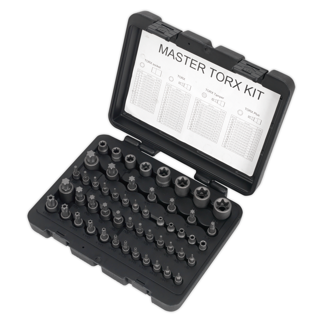 TRX-Star* Master Socket Set 1/4", 3/8" & 1/2"Sq Drive 52pc AK6199