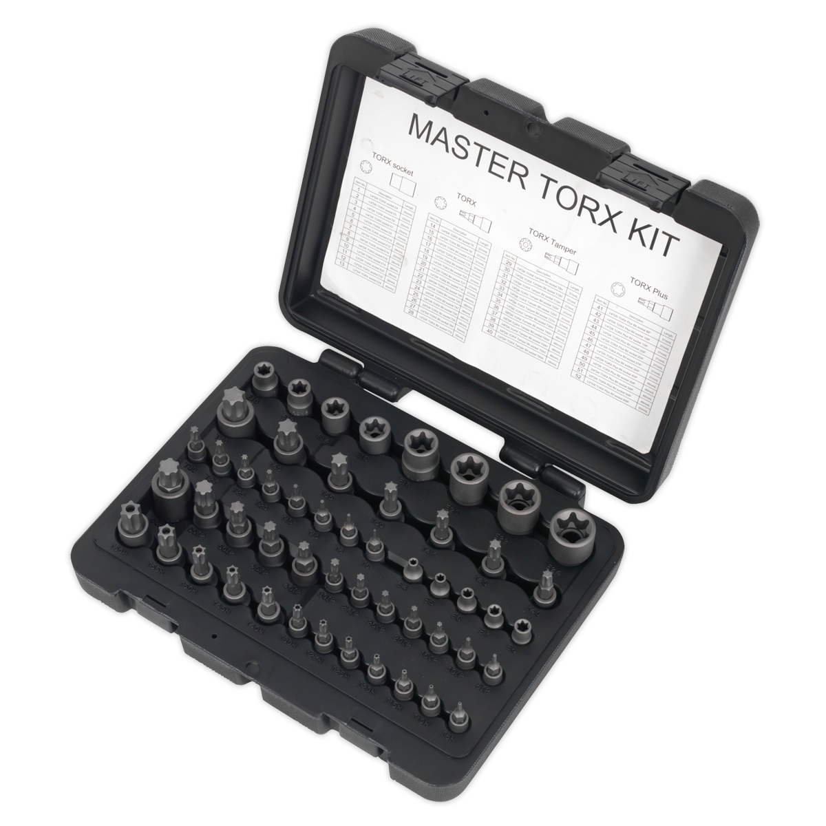 TRX-Star* Master Socket Set 1/4", 3/8" & 1/2"Sq Drive 52pc AK6199