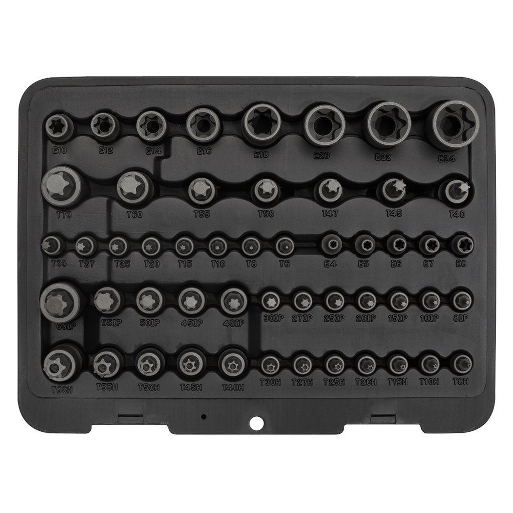 TRX-Star* Master Socket Set 1/4", 3/8" & 1/2"Sq Drive 52pc AK6199