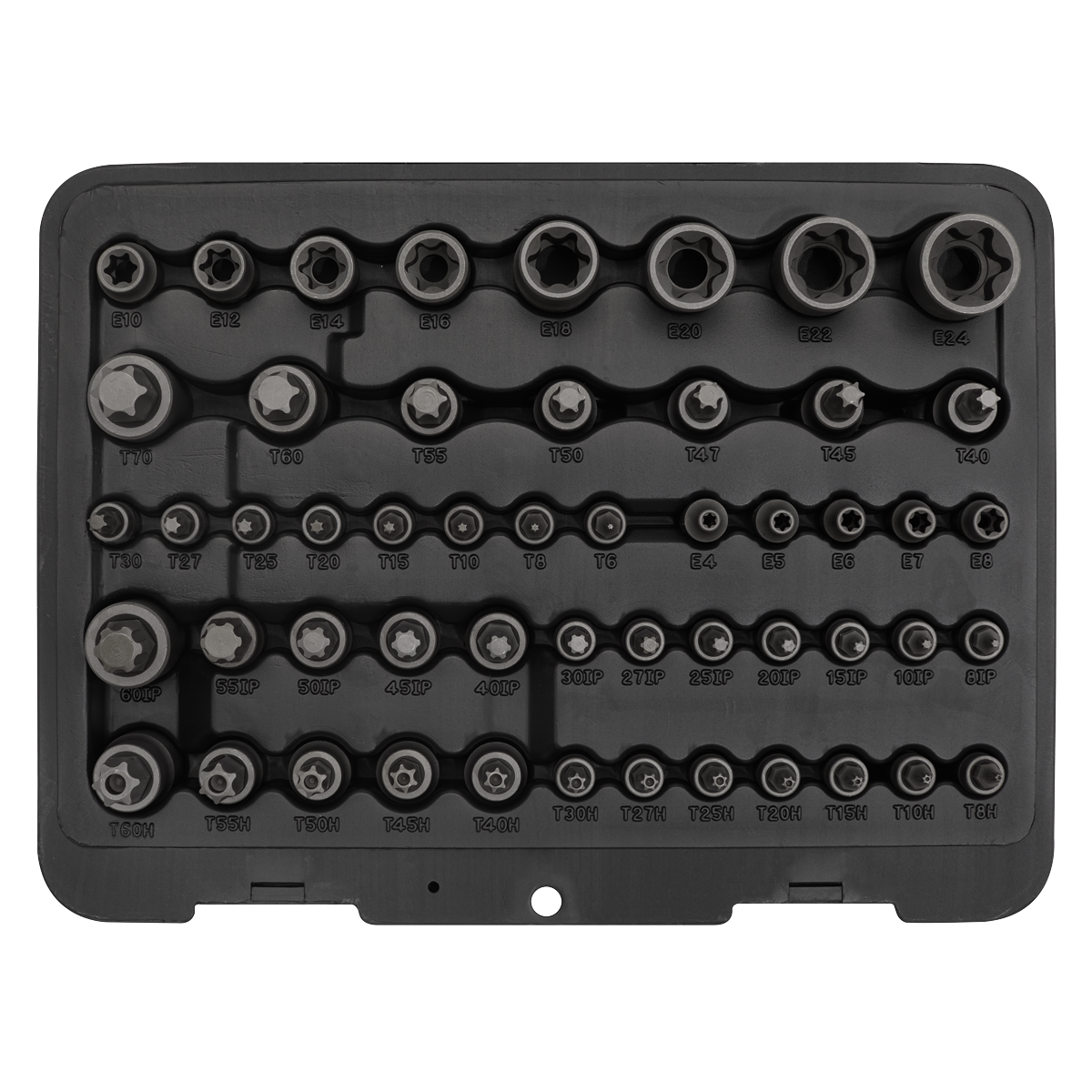 TRX-Star* Master Socket Set 1/4", 3/8" & 1/2"Sq Drive 52pc AK6199