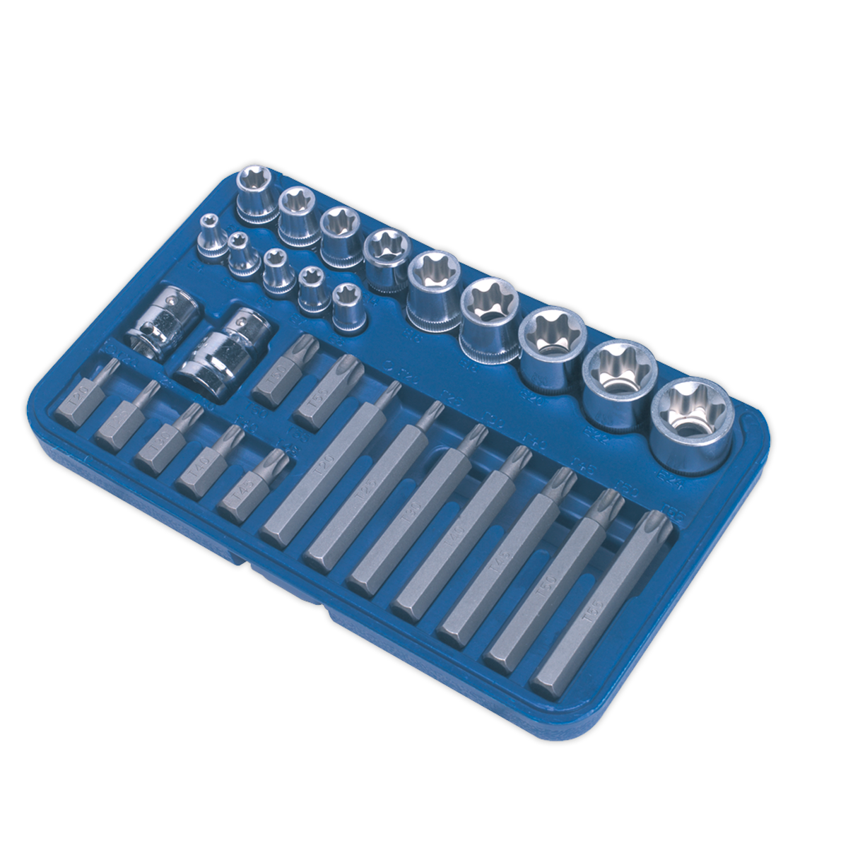 TRX-Star* Socket & Bit Set 1/4", 3/8" & 1/2"Sq Drive 30pc AK619