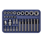 TRX-Star* Socket & Bit Set 1/4", 3/8" & 1/2"Sq Drive 30pc AK619