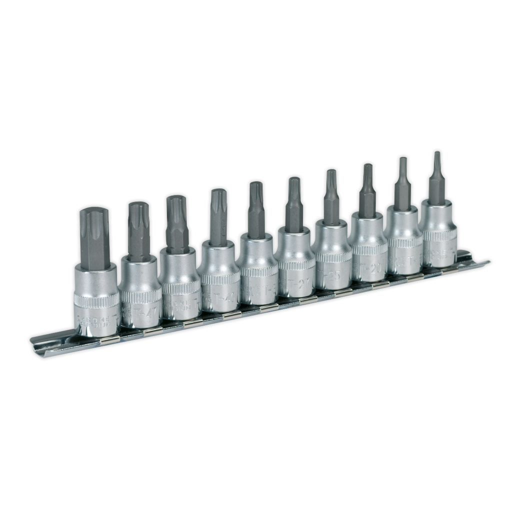TRX-Star* Socket Bit Set 3/8"Sq Drive 10pc AK6207