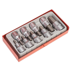 Hex Socket Bit Set 1/2"Sq Drive 9pc AK620