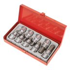 Hex Socket Bit Set 1/2"Sq Drive 9pc AK620
