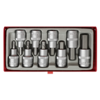 Hex Socket Bit Set 1/2"Sq Drive 9pc AK620