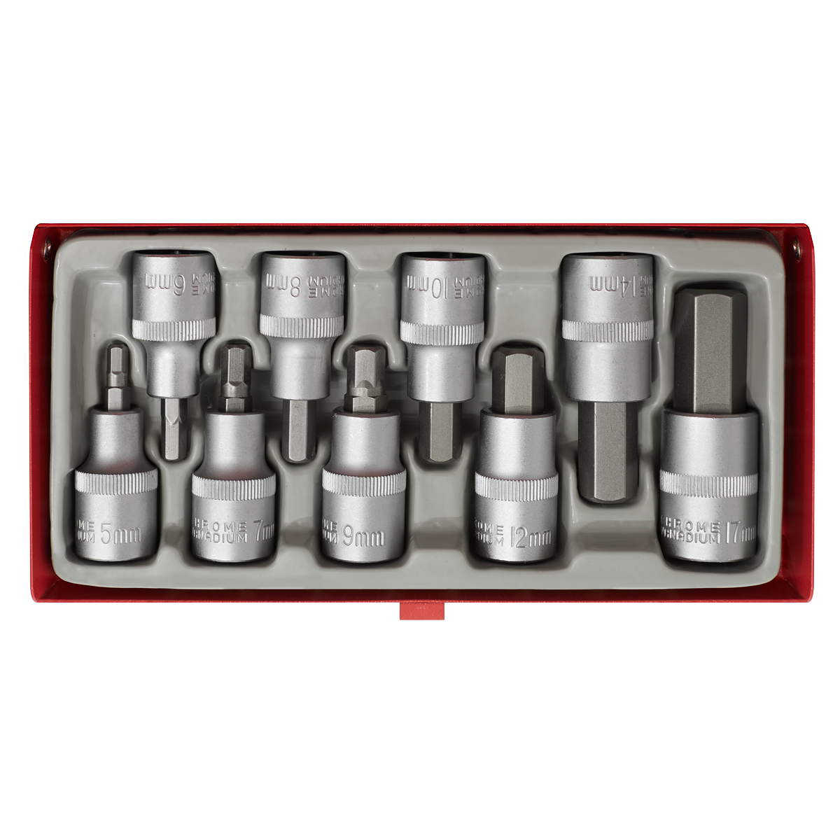 Hex Socket Bit Set 1/2"Sq Drive 9pc AK620