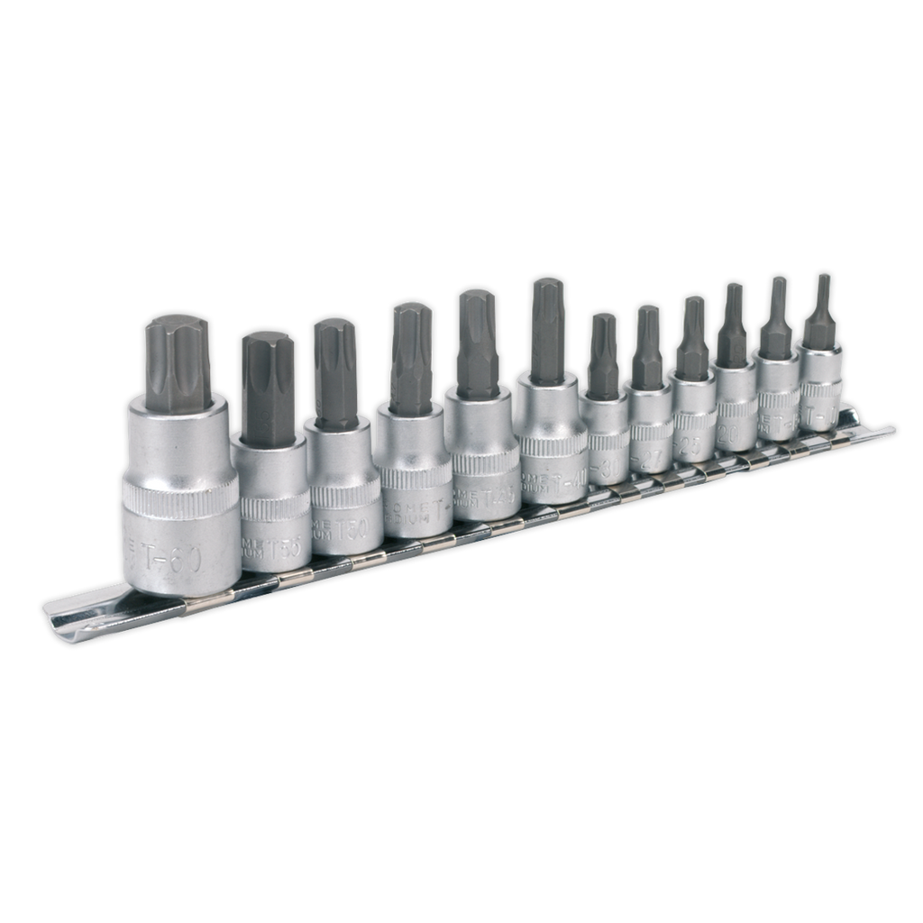 TRX-Star* Socket Bit Set 1/4", 3/8" & 1/2"Sq Drive 12pc AK6213