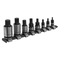 Spline Socket Bit Set 1/4", 3/8" & 1/2"Sq Drive 8pc AK6214B