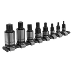Spline Socket Bit Set 1/4", 3/8" & 1/2"Sq Drive 8pc AK6214B