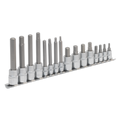 Hex Socket Bit Set 1/4" & 3/8"Sq Drive 16pc AK6219