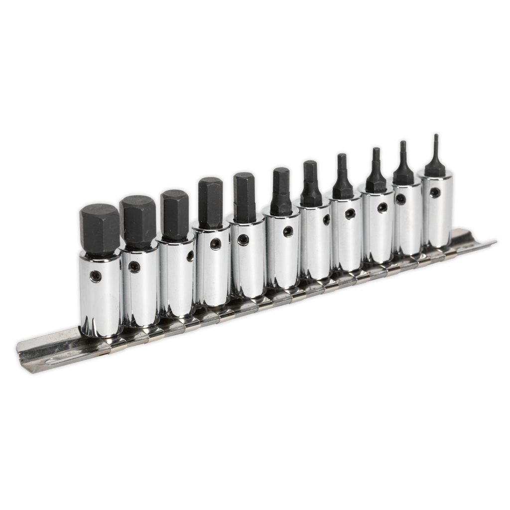 Hex Socket Bit Set 1/4"Sq Drive 11pc AK62251