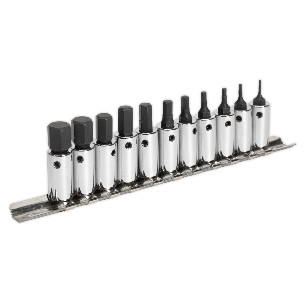 Hex Socket Bit Set 1/4"Sq Drive 11pc AK62251