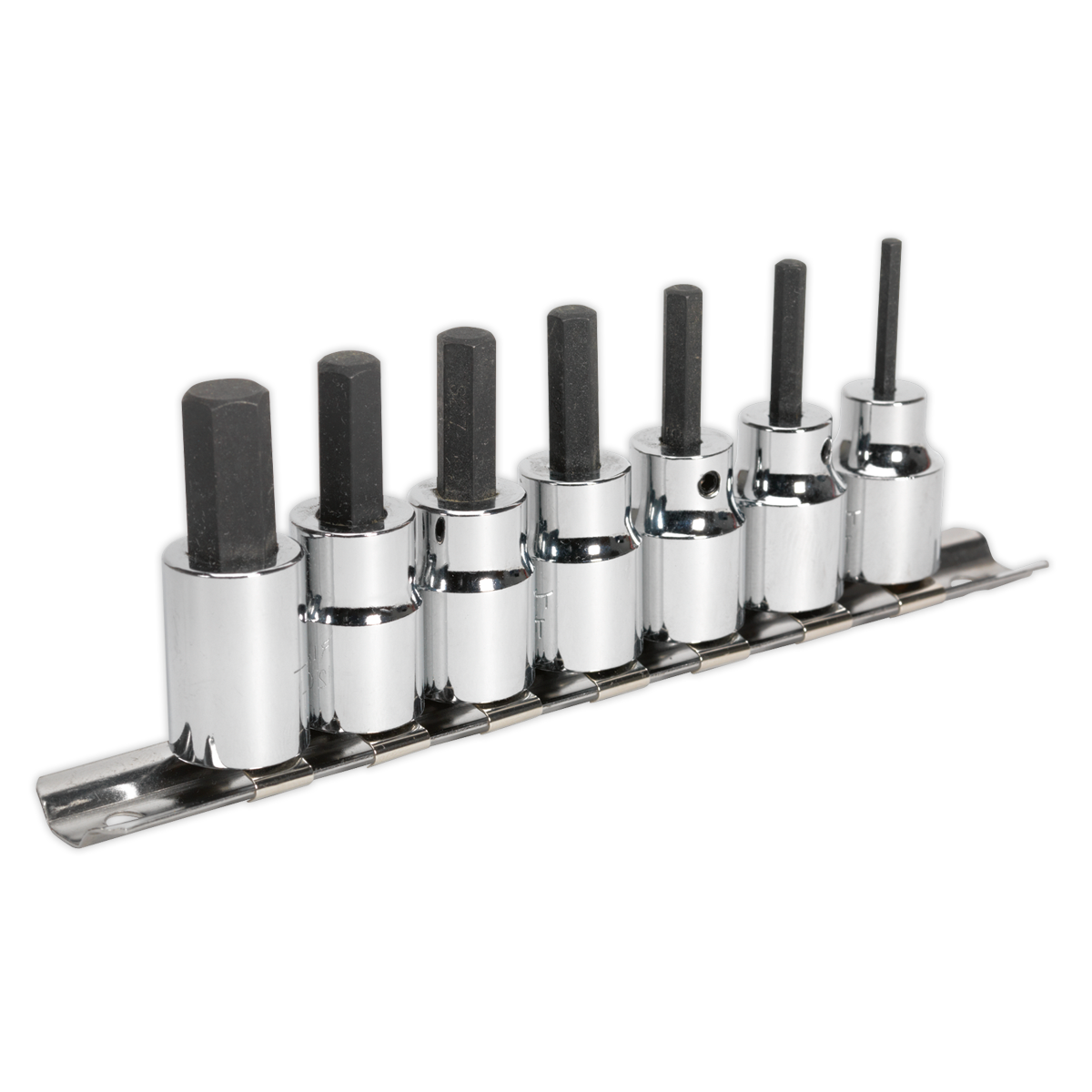 Hex Socket Bit Set 3/8"Sq Drive 7pc AK62253
