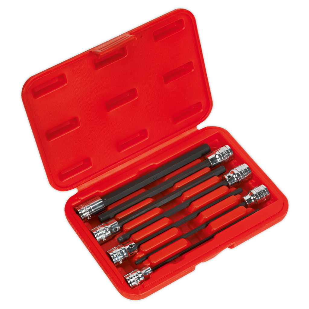 Hex Socket Bit Set 3/8"Sq Drive 7pc AK62255