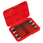 Hex Socket Bit Set 3/8"Sq Drive 7pc AK62255
