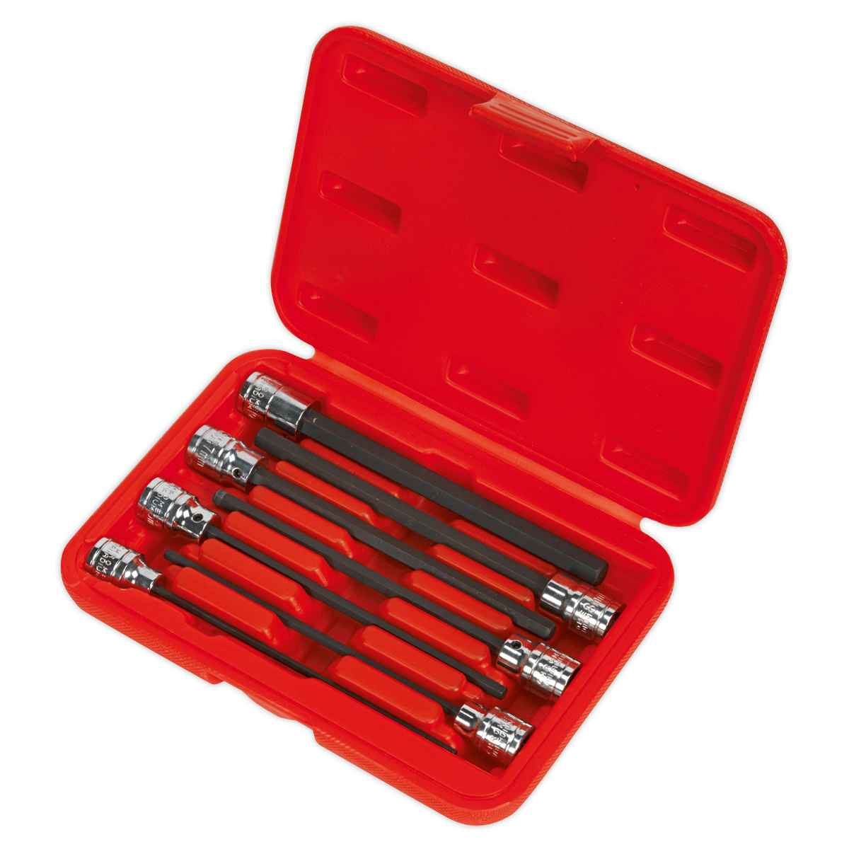 Hex Socket Bit Set 3/8"Sq Drive 7pc AK62255