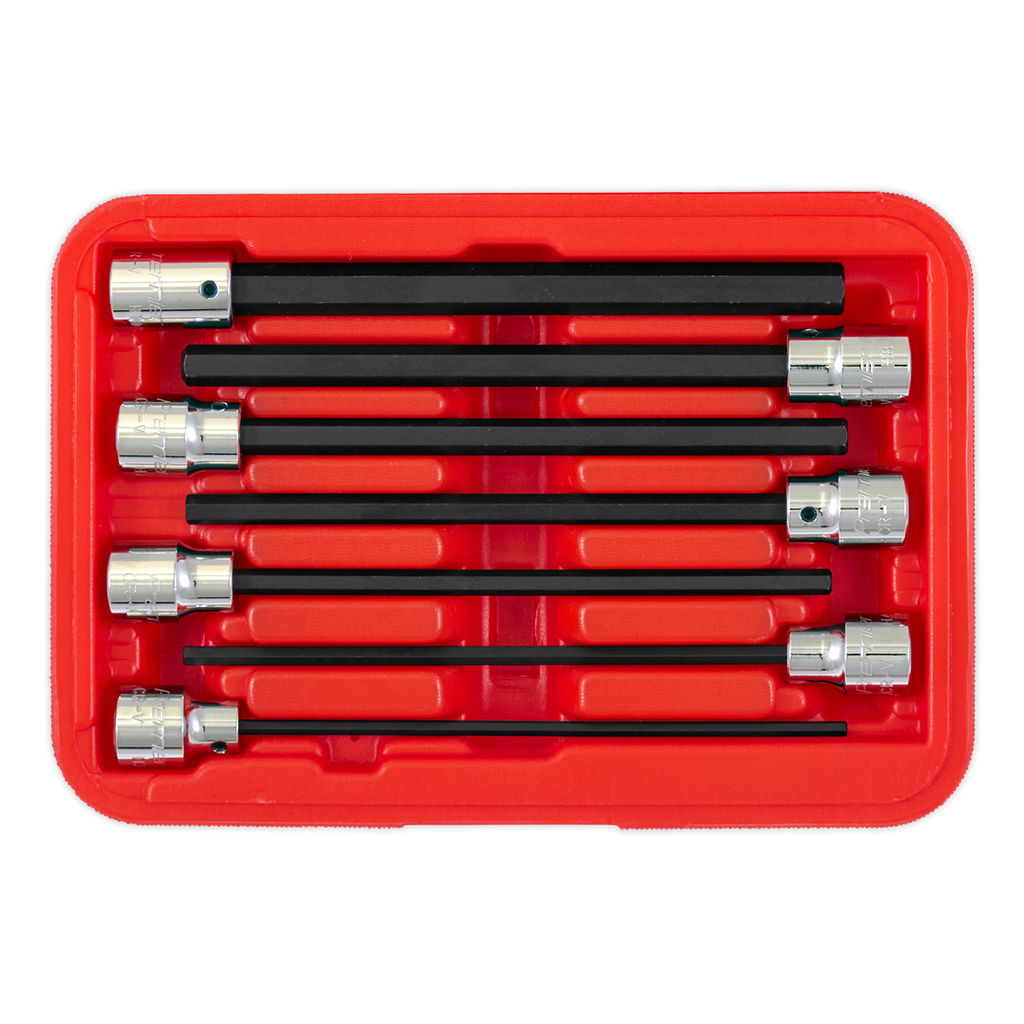 Hex Socket Bit Set 3/8"Sq Drive 7pc AK62255