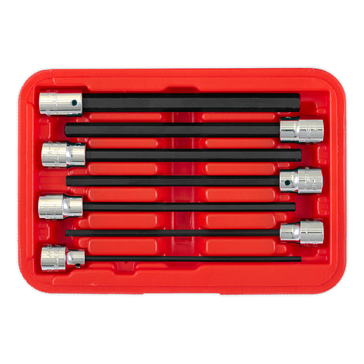 Hex Socket Bit Set 3/8"Sq Drive 7pc AK62255