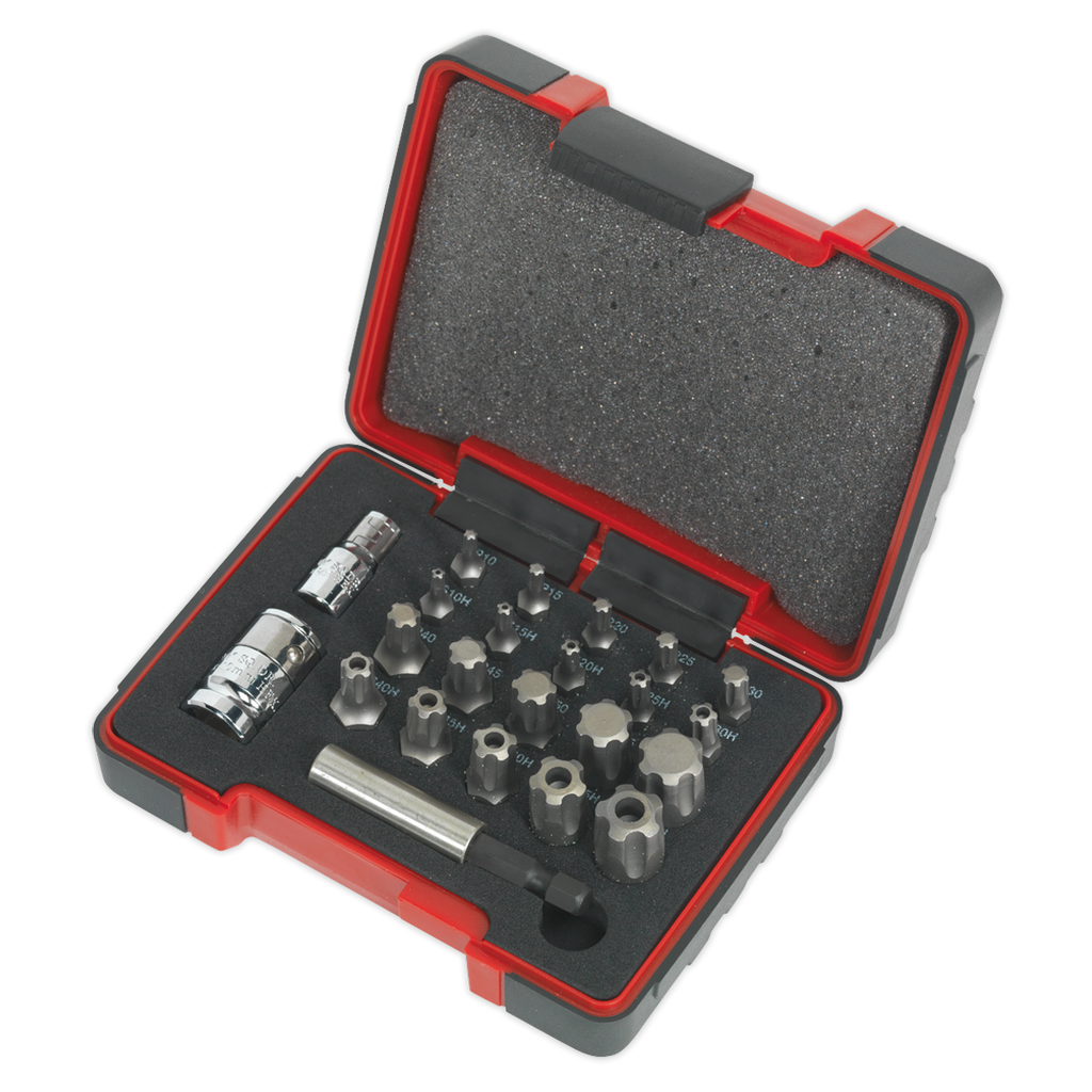 TRX-P* & TRX-TS* Security Bit Set 1/4" & 3/8"Sq Drive 23pc AK6226