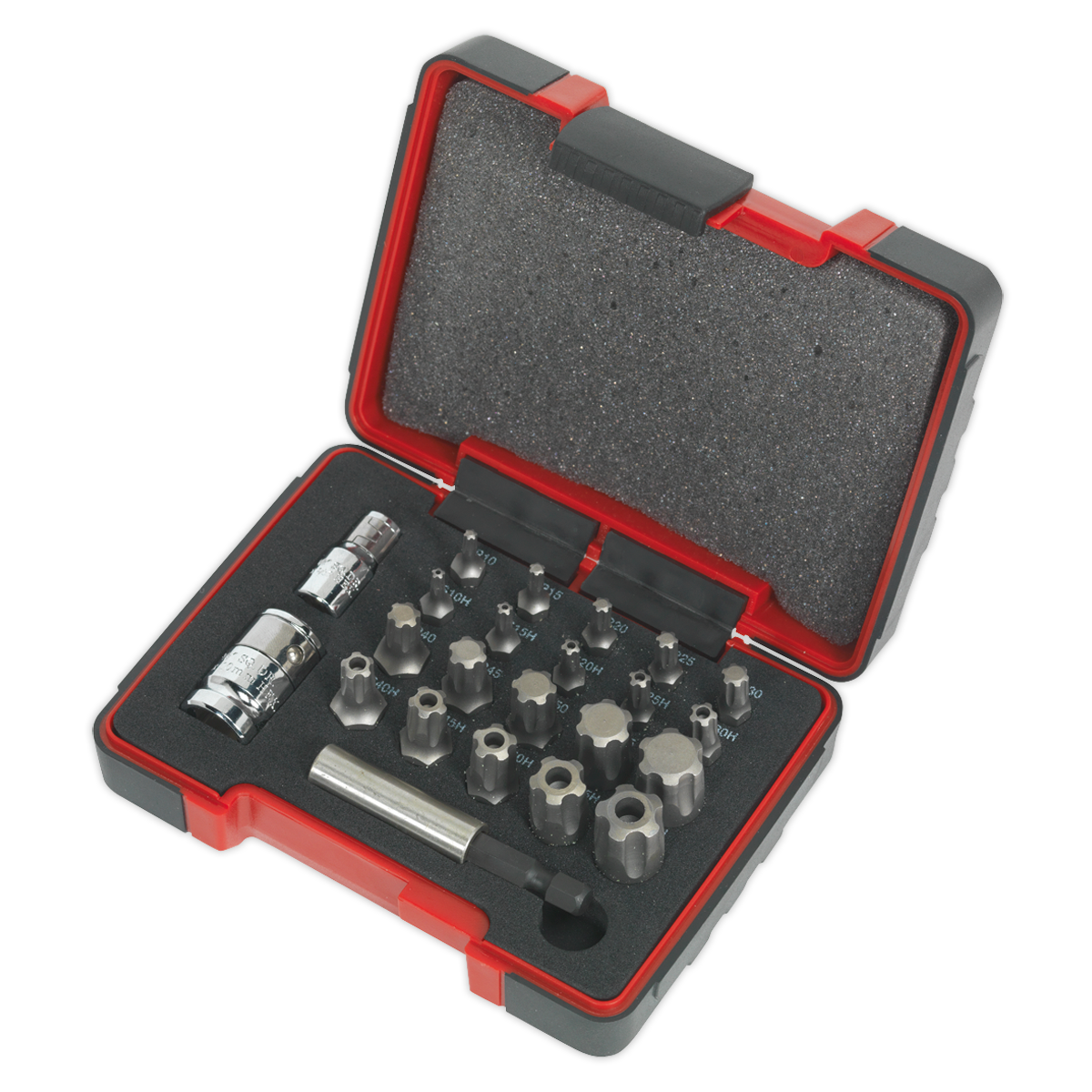 TRX-P* & TRX-TS* Security Bit Set 1/4" & 3/8"Sq Drive 23pc AK6226
