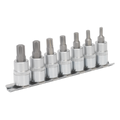 Ribe Socket Bit Set 3/8"Sq Drive 50mm 7pc AK6232