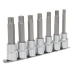 Ribe Socket Bit Set 1/2"Sq Drive 100mm 7pc AK6235