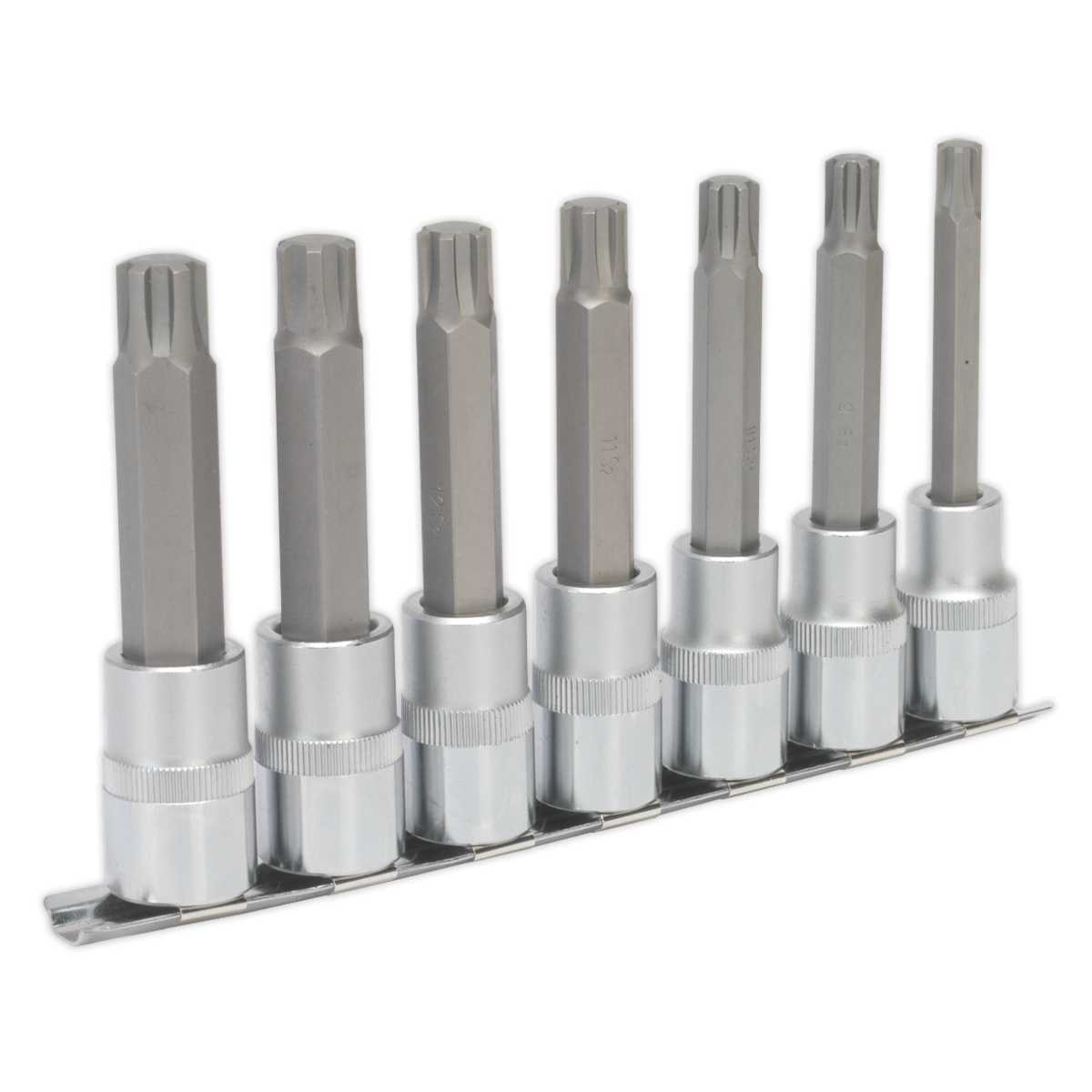 Ribe Socket Bit Set 1/2"Sq Drive 100mm 7pc AK6235