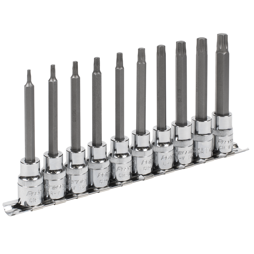 TRX-Star* Socket Bit Set 3/8"Sq Drive 95mm 10pc AK6236