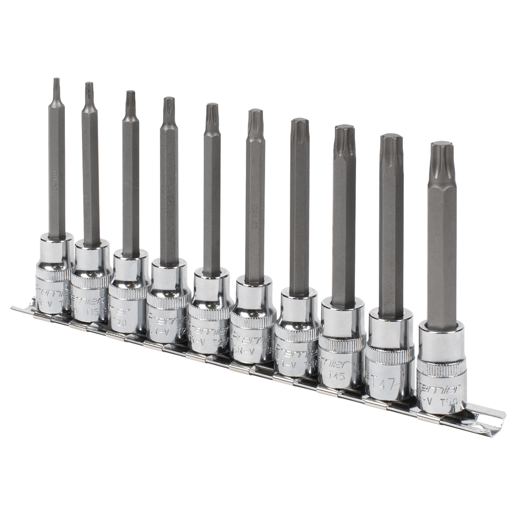 TRX-Star* Socket Bit Set 3/8"Sq Drive 95mm 10pc AK6236