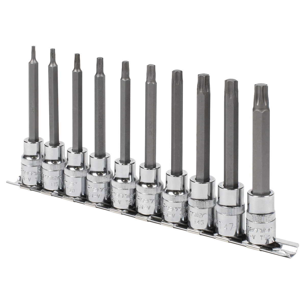 TRX-Star* Socket Bit Set 3/8"Sq Drive 95mm 10pc AK6236