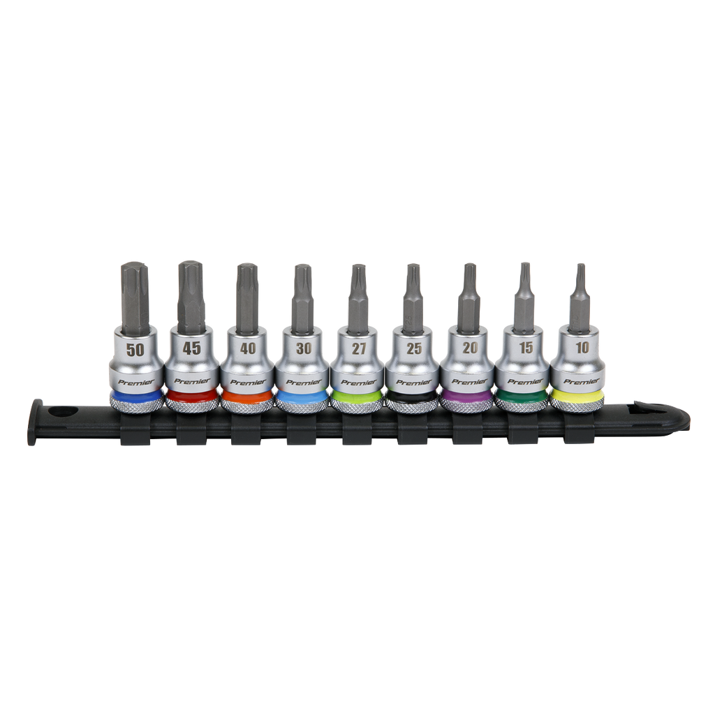 TRX-Star* Socket Bit Set 3/8"Sq Drive 9pc AK6251