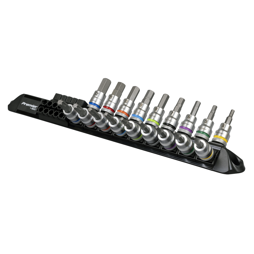 Hex & TRX-Star* Socket Bit Set 3/8"Sq Drive 18pc AK6252