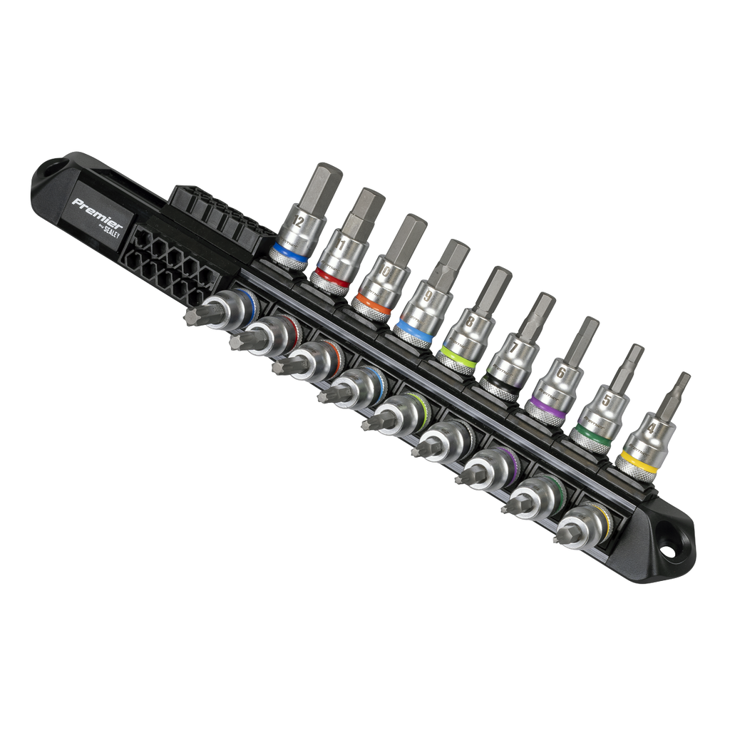 Hex & TRX-Star* Socket Bit Set 3/8"Sq Drive 18pc AK6252