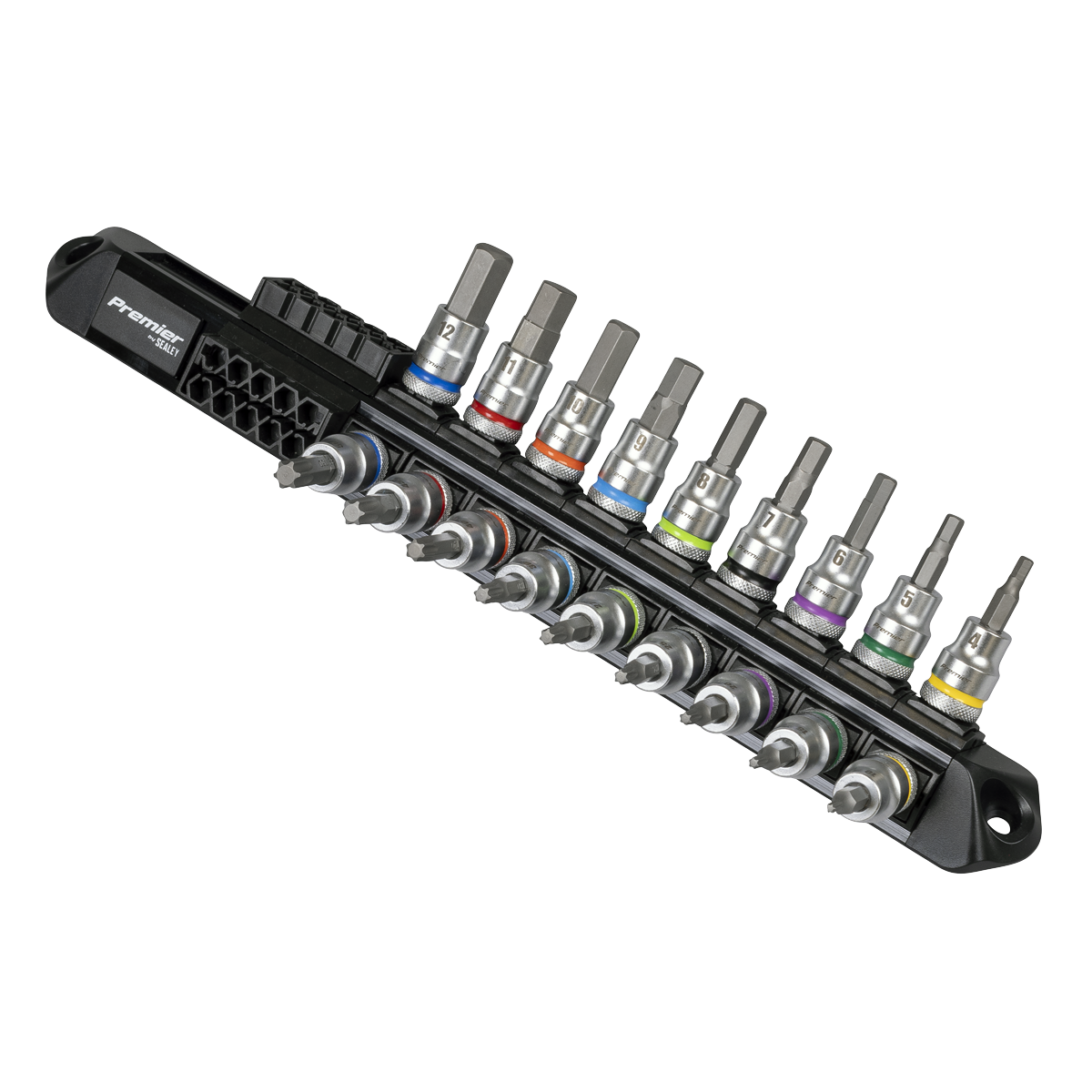 Hex & TRX-Star* Socket Bit Set 3/8"Sq Drive 18pc AK6252
