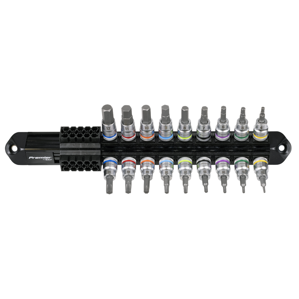 Hex & TRX-Star* Socket Bit Set 3/8"Sq Drive 18pc AK6252