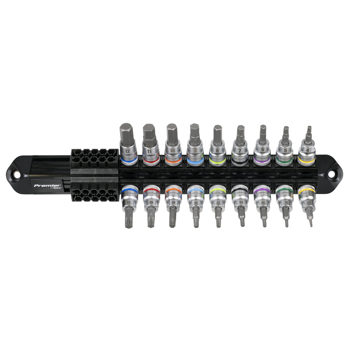 Hex & TRX-Star* Socket Bit Set 3/8"Sq Drive 18pc AK6252