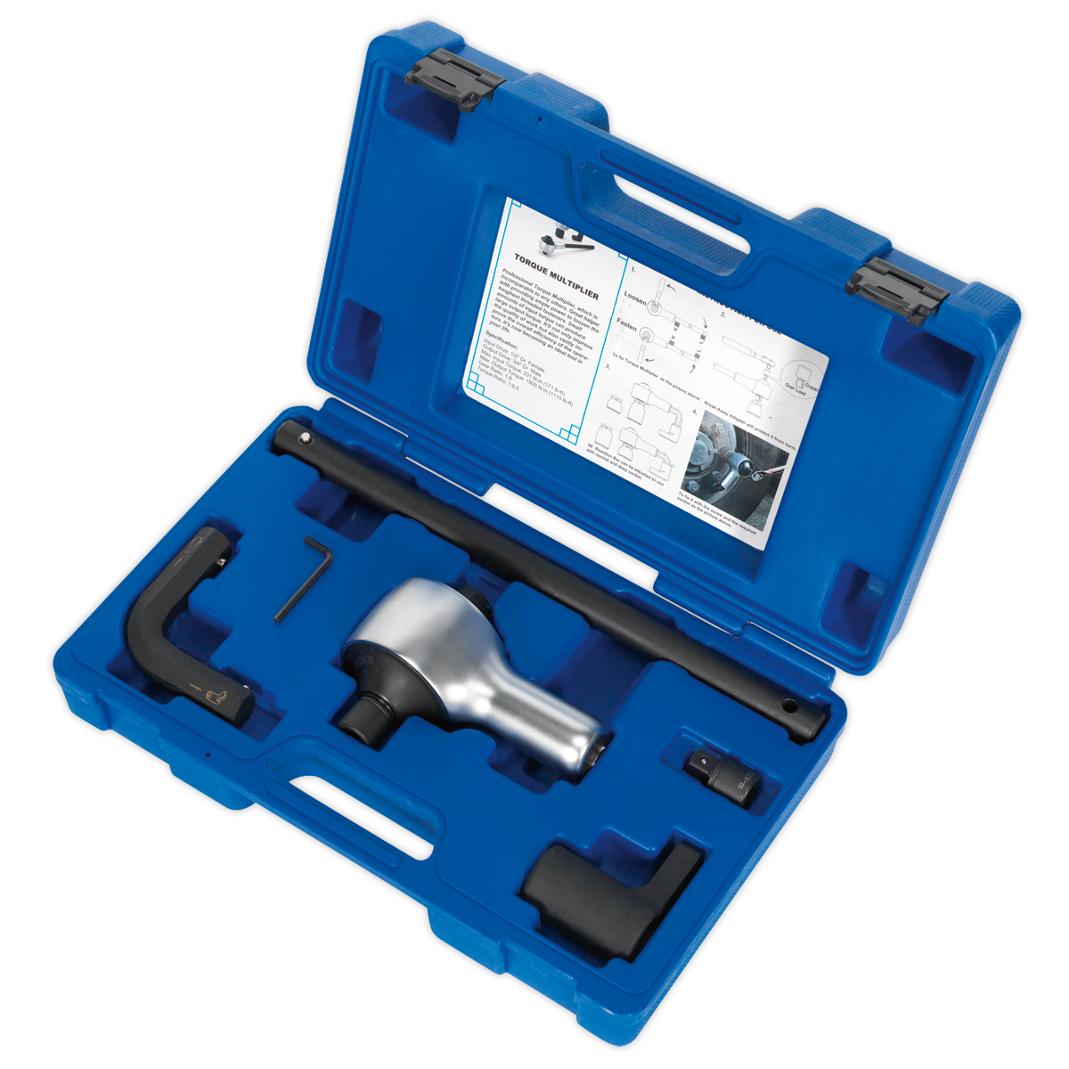 Torque Multiplier Set 1/2"-3/4"Sq Drive 7pc AK6290