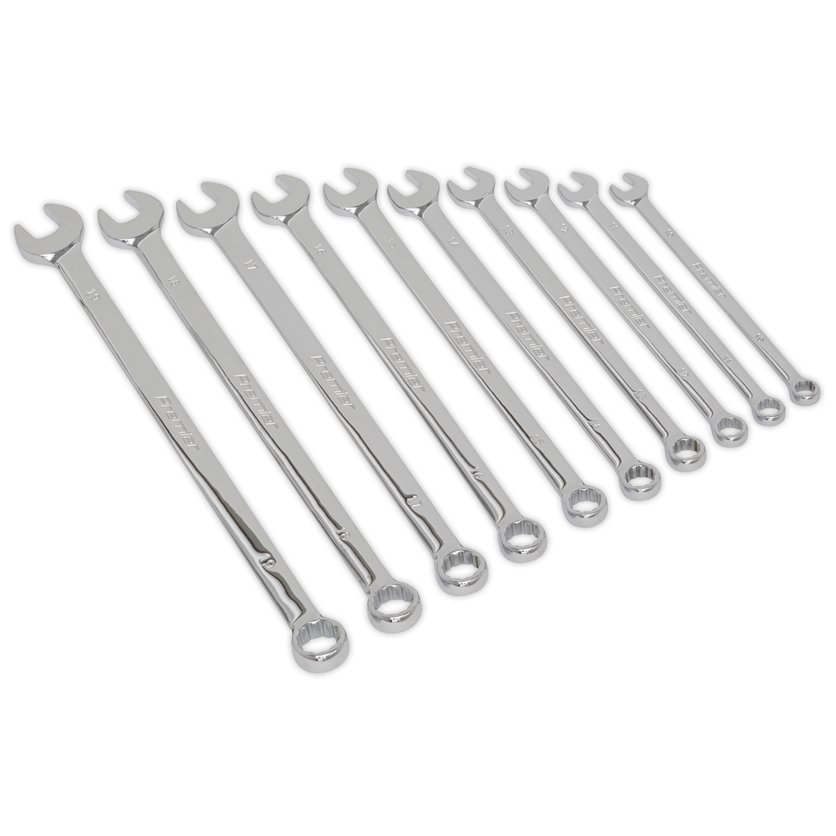 Extra-Long Combination Spanner Set 10pc AK6310