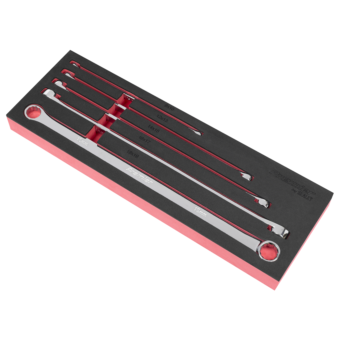 Extra-Long Double End Ring Spanner Set 5pc AK63110