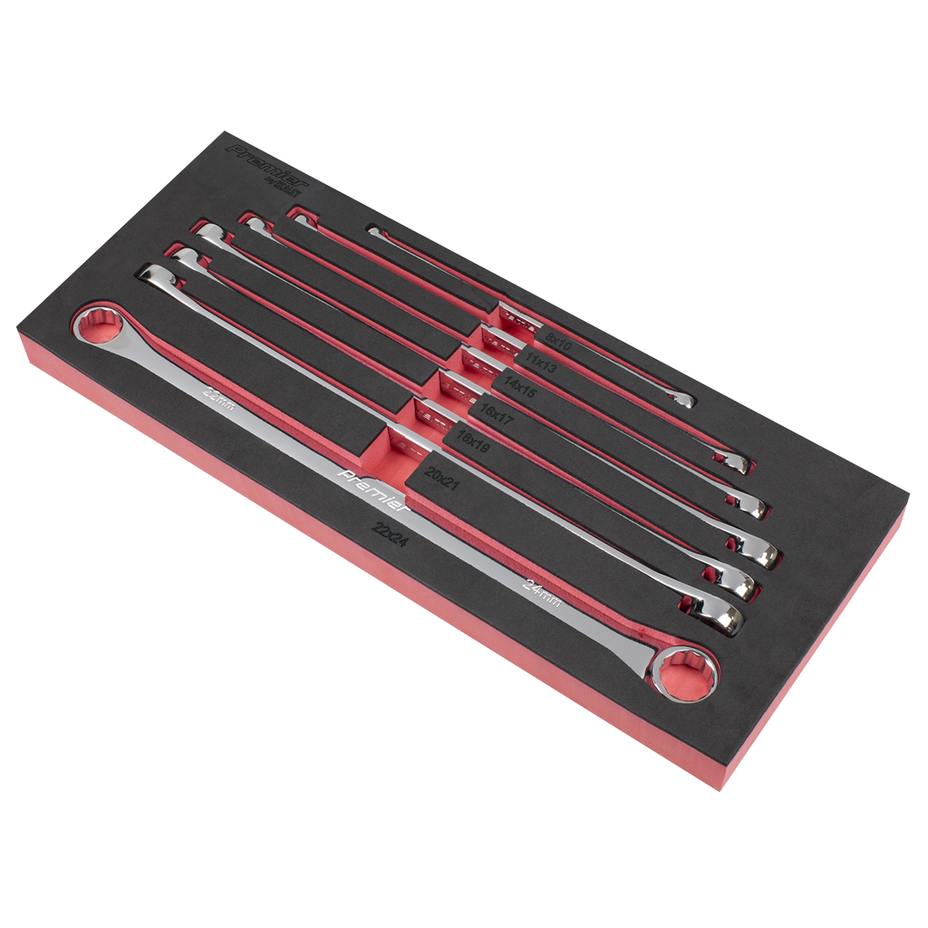 Extra-Long Double End Ring Spanner Set 7pc AK6311