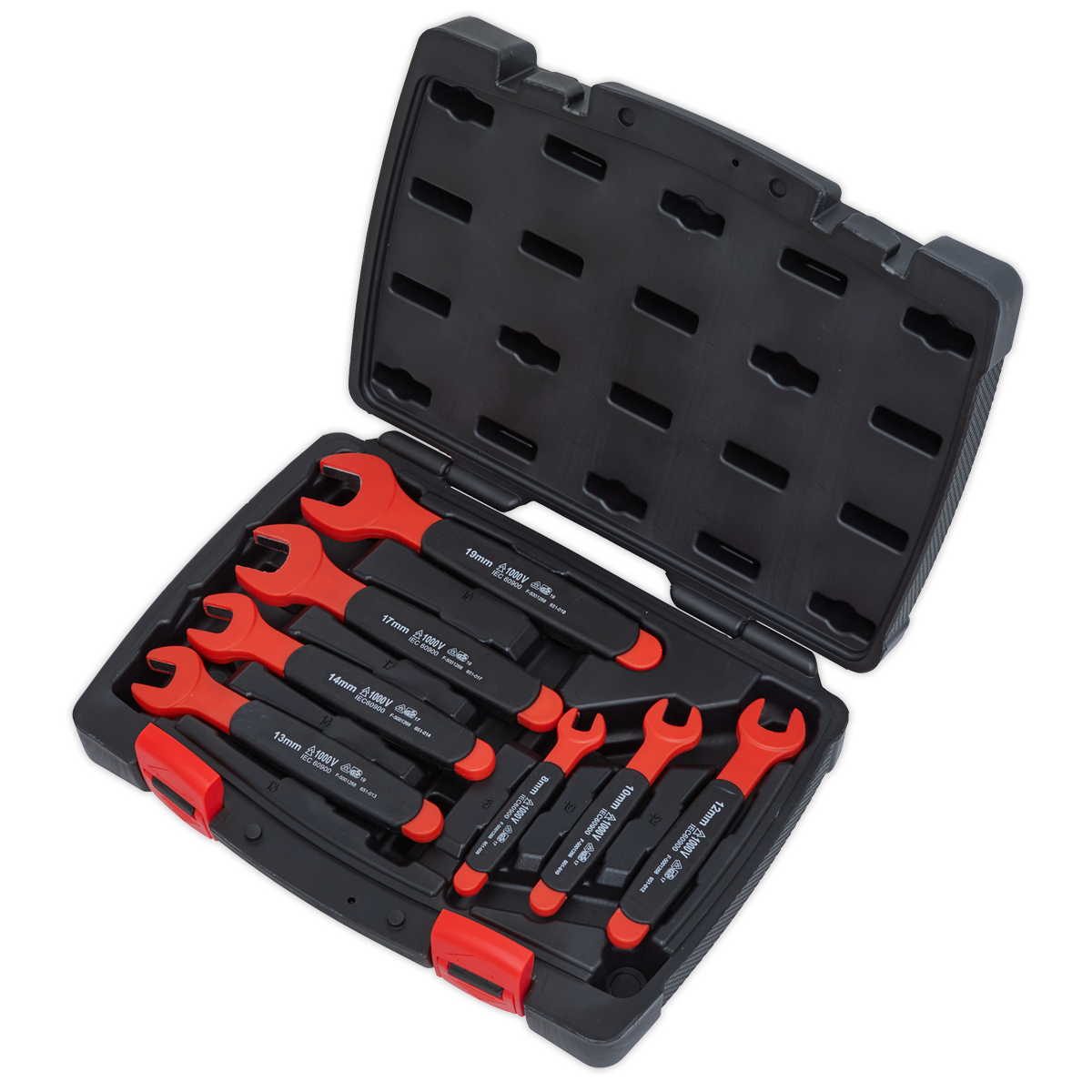 Insulated Open-End Spanner Set 7pc - VDE Approved AK63171