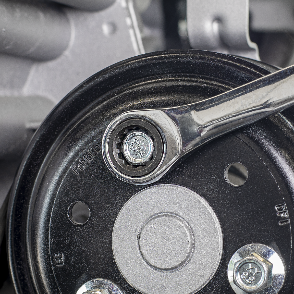 Extra-Long Double Ring Ratchet/Fixed Spanner Set 13pc AK63190