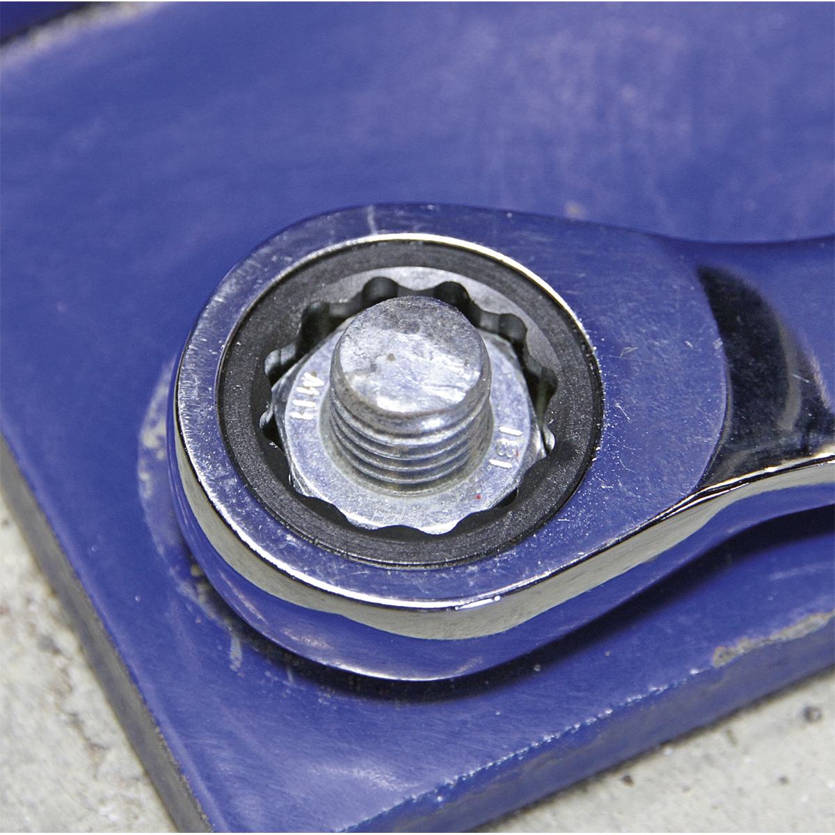 Extra-Long Double Ring Ratchet/Fixed Spanner Set 7pc AK6319