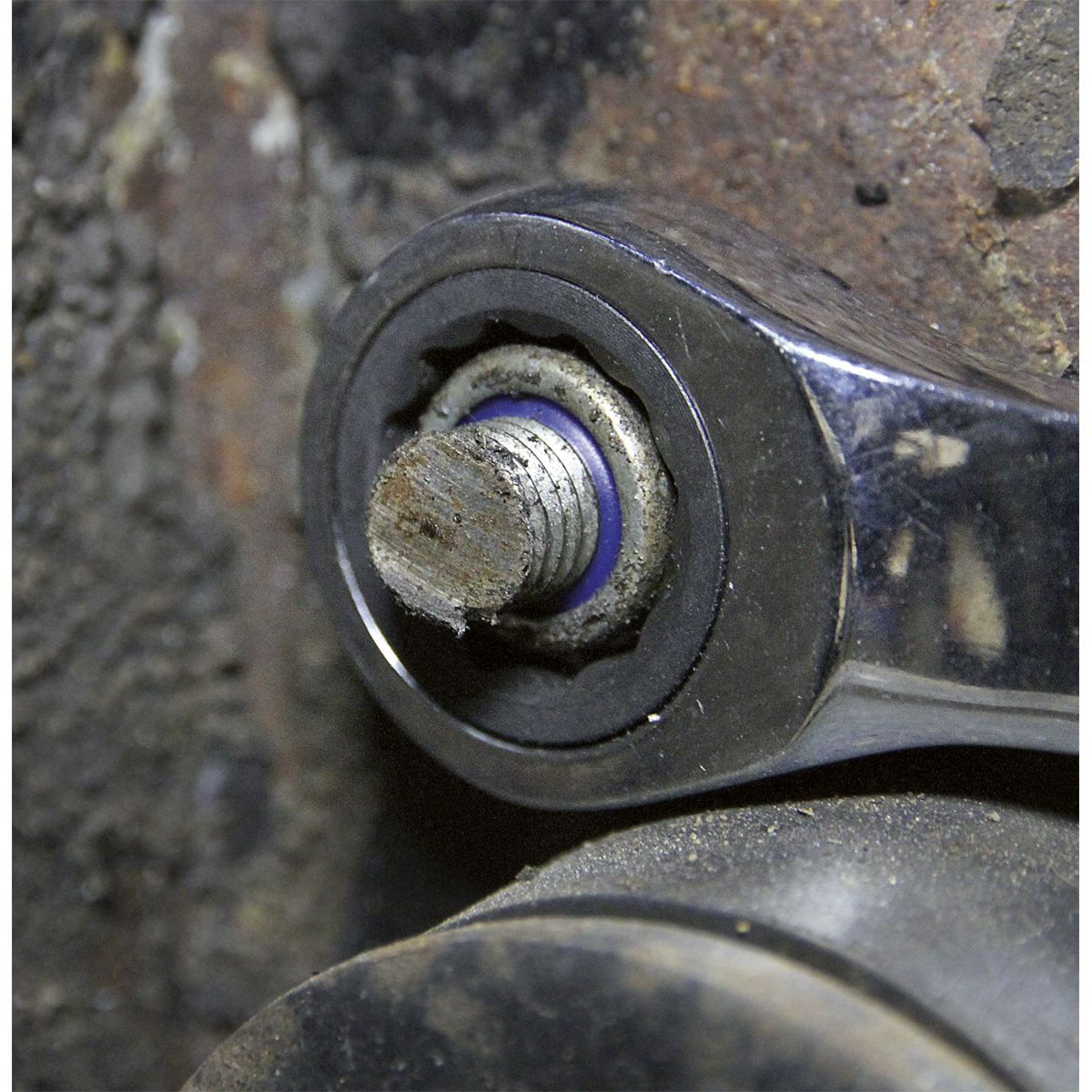 Extra-Long Double Ring Ratchet/Fixed Spanner Set 7pc AK6319