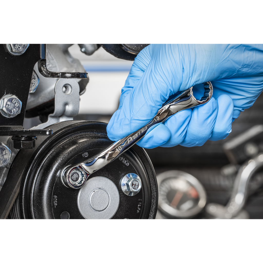 Stubby Offset Double End Ring Spanner 10 x 13mm AK63221